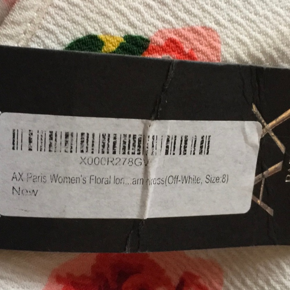 AX Paris off white long sleeve size 12 - Picture 3 of 4